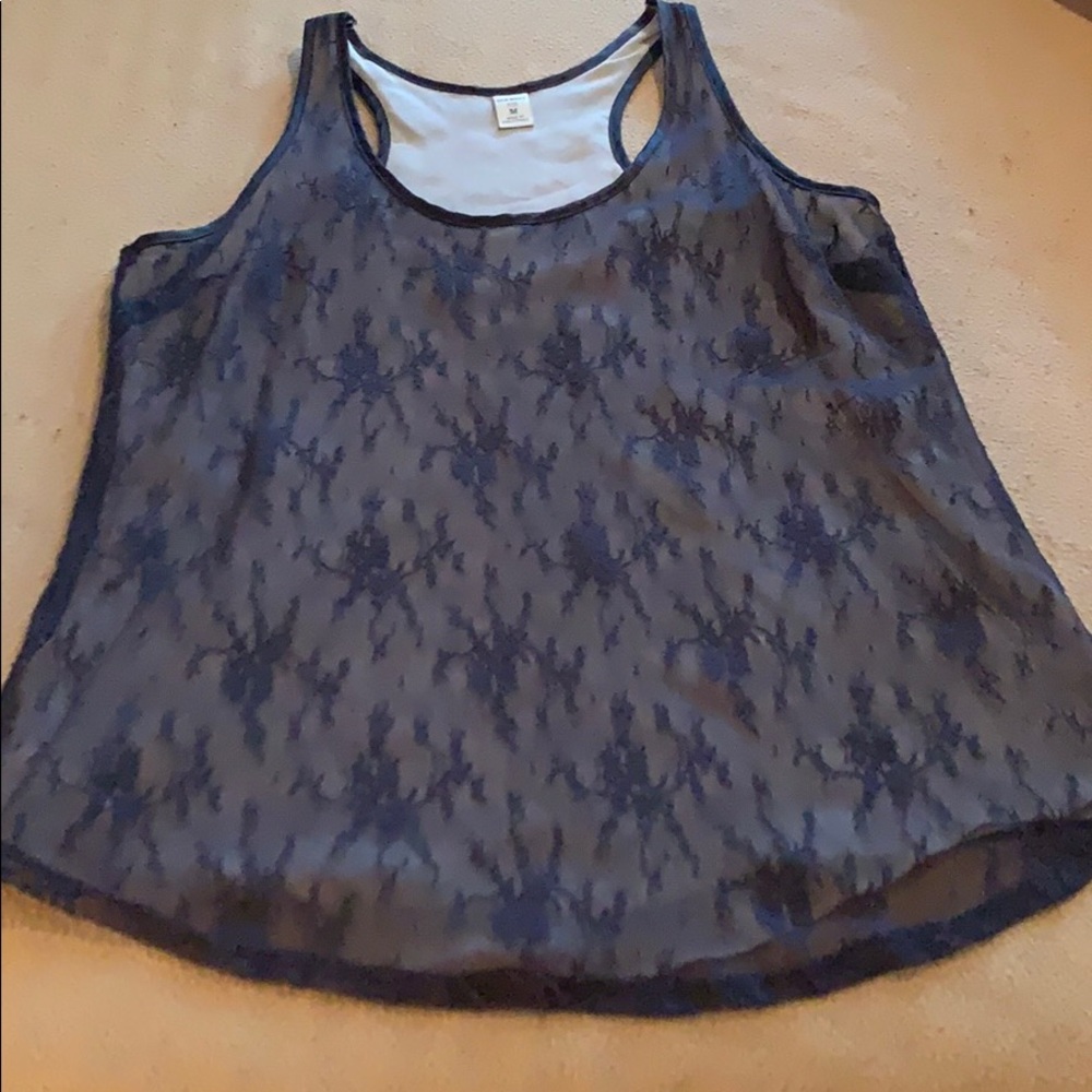 Pre-owned Womans Lace Tank Top